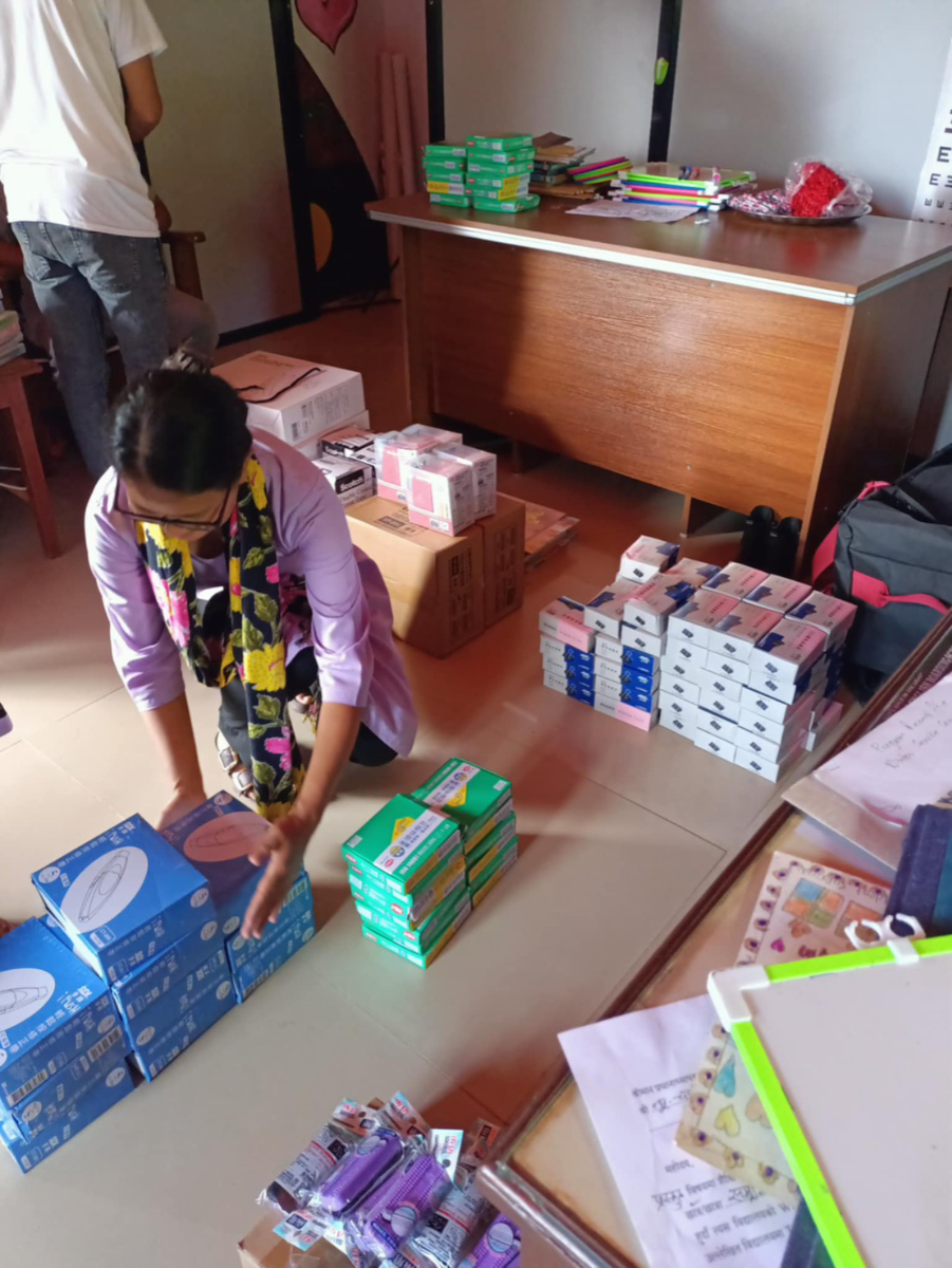 package for nepal's kids