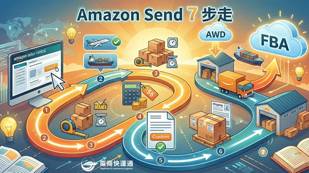 亞馬遜賣家後台教學:7 步驟完成 Amazon SEND 海運/空運發貨下單(含AWD設定)